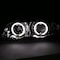 Spec-D Tuning 99-01 Bmw E46 3 Series Halo Projector Chrome Housing 4 Door Sedan LHP-E46994-TM - alternate 5
